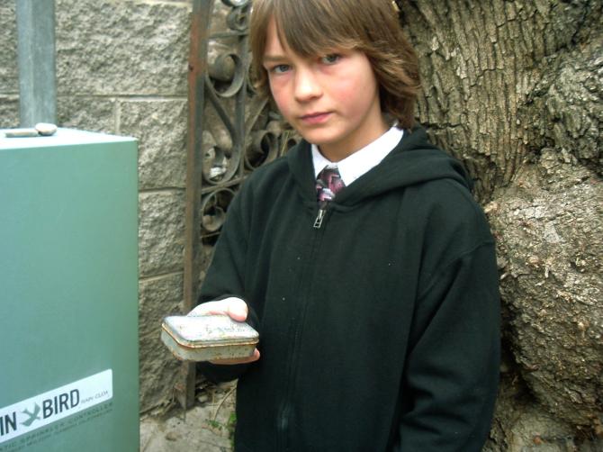 Christopher with the Cache