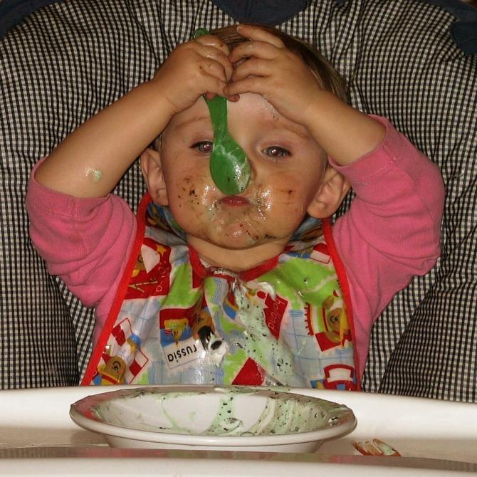 Ice Cream Covered Baby