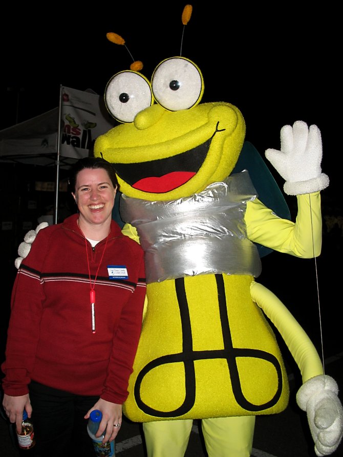 Here is the ambiguous mascot for SDG&E.  Looks like a lightbulb with arms and a head added for anthropomorphic effect.