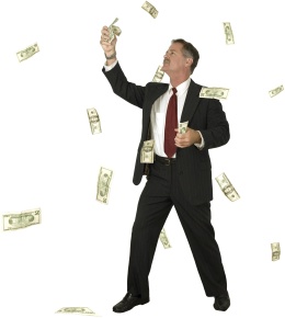 Money for the taking.