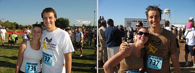 The Mud Run Before and After